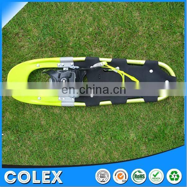 winter sports camping hiking snowshoes with aluminium frame and HDPE decking