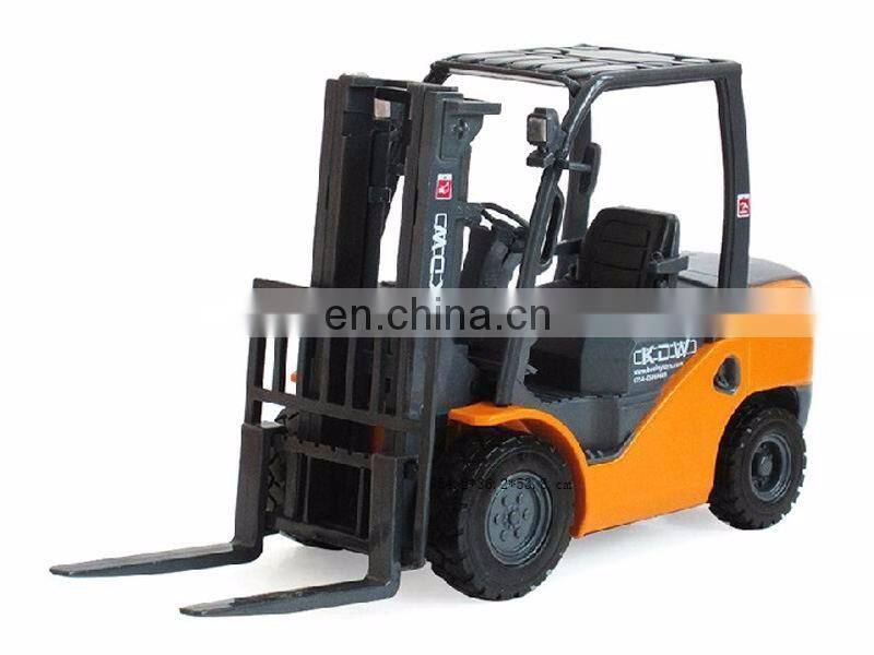 Hot sale kids toy alloy truck 1:20 die cast model toy forklift truck