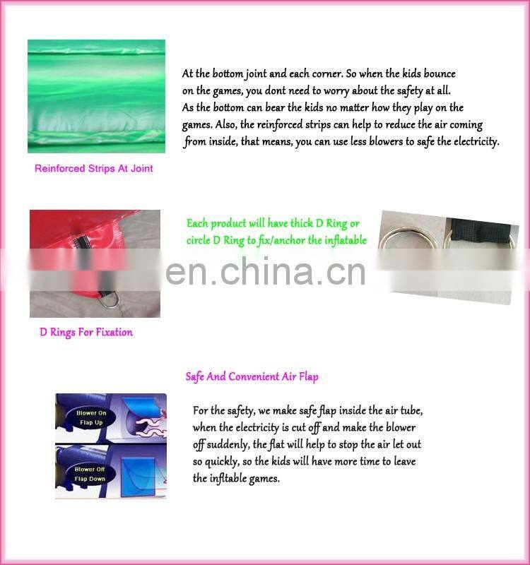 hot sale outdoor animals bouncer for kids and adults, inflatable bouncy castle