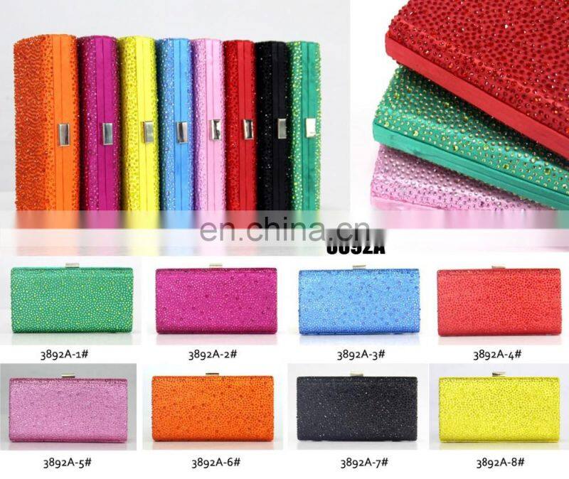 New arrival luxury crystal stones clutch evening bags,beaded evening bag for party bags