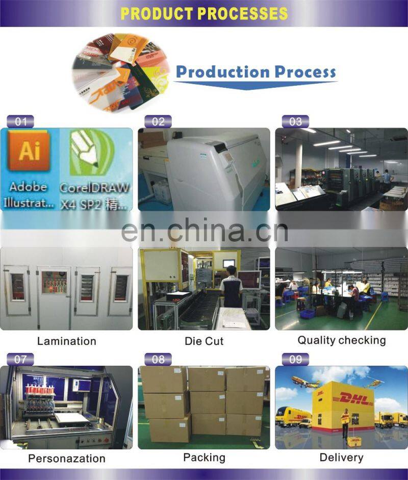 Good Quality Transparent Material Pvc Business Card