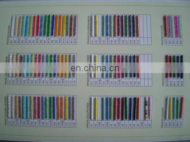Embroidery Wholesale sewing on glass beads color chart in Bulk For Garments & Jewellry