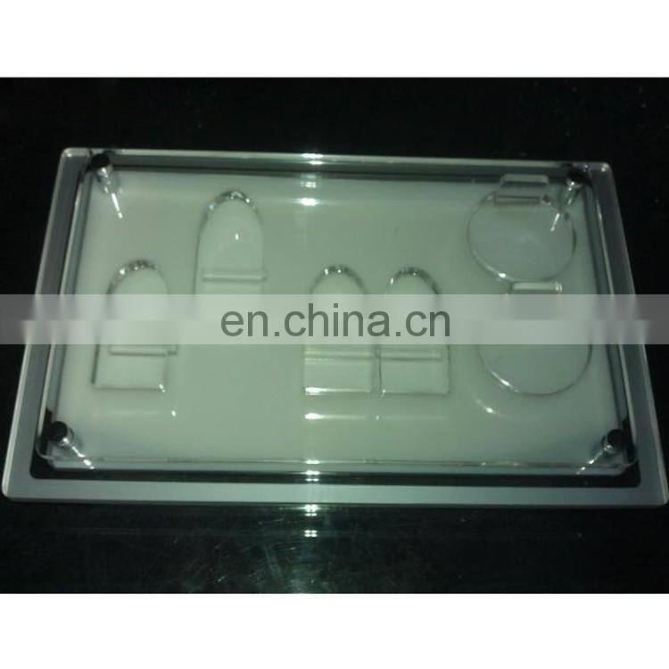 High quality acrylic plastic industrial laser cuuting the logo engraving billboard