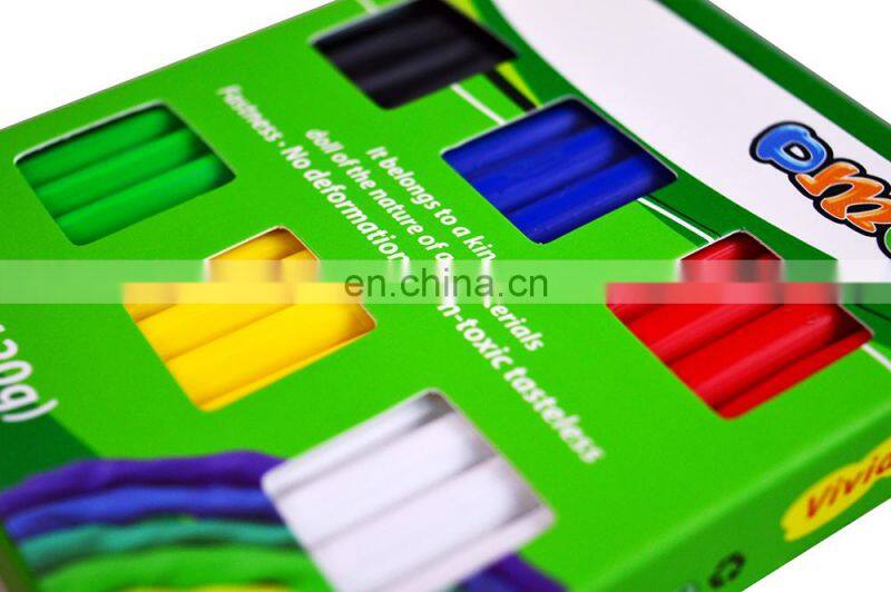 Hot amazon 2018 new packing 6 color DMO polymer clay