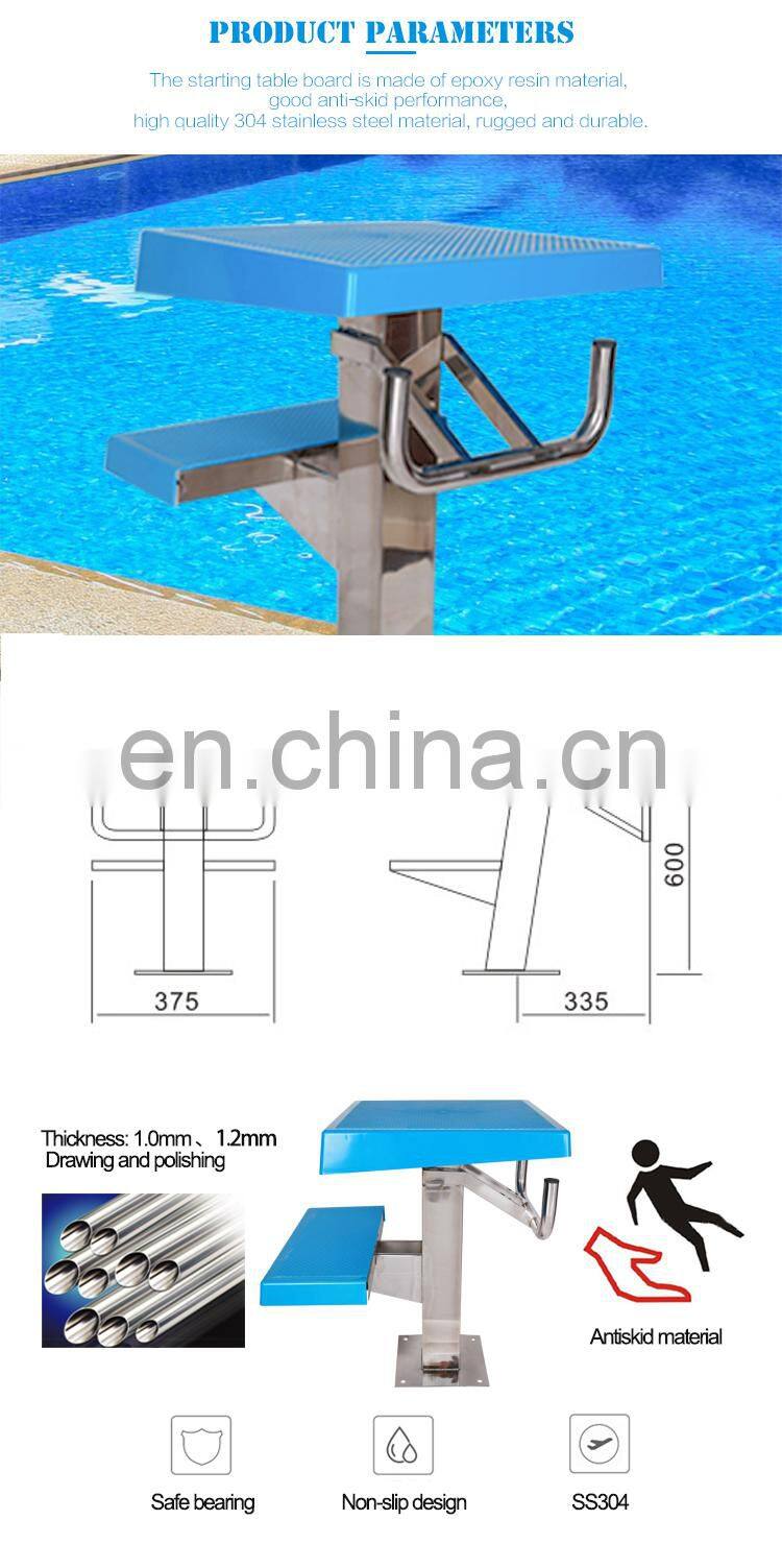 2019 New Launched Swimming Pool Secondary Starting Block For Sale