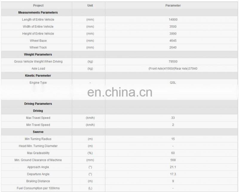 Big power 100t Rough terrain Crane China sell RT100 model