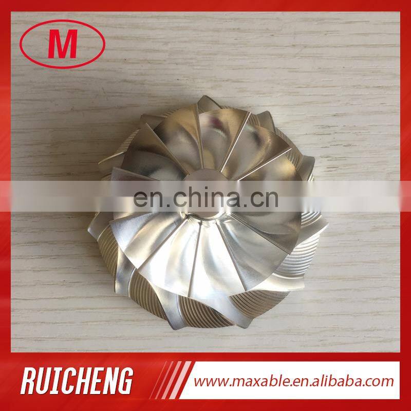 GTX3576 56.84/76.20mm 434292-0007 11+0 blades Turbocharger turbo Milling/aluminum 2618/billet compressor wheel for 479016/702173