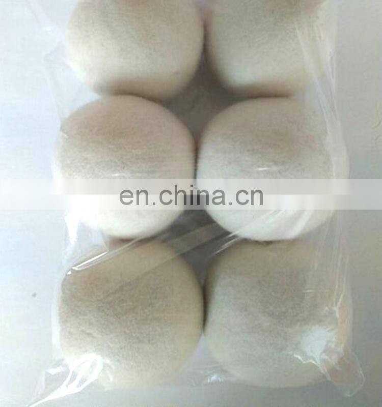 white color Brand new 6 pack wool dryer felt balls