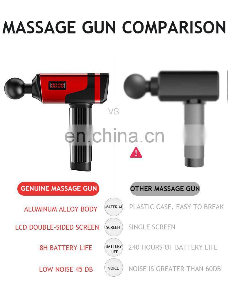 New Deep Tissue Vibration Massage Gun Body Massager Machine