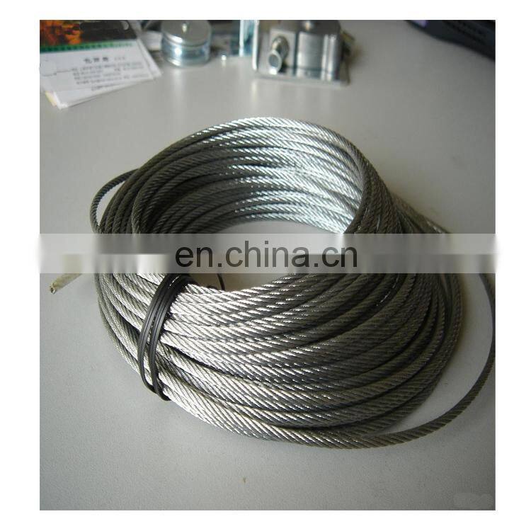 AISI316 7x19 stainless steel wire rope 10mm