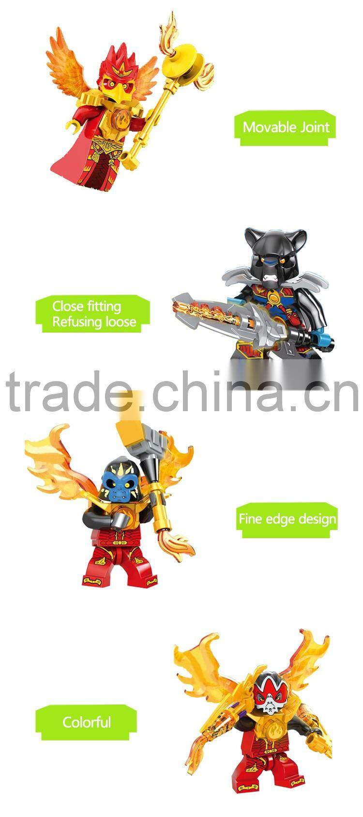 Minifigures building block toys with weapon funny blocks play set
