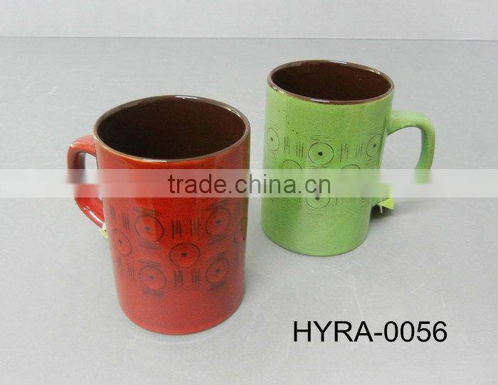 11oz Promotional color glaze mug