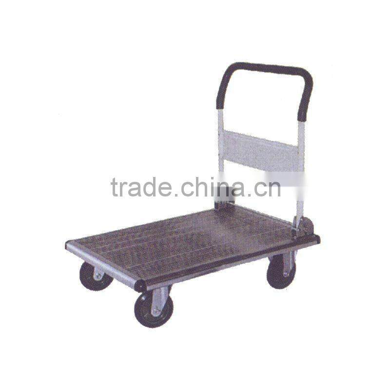 portable specification standard two wheels simple structure high quality Multi-function stainless platform hand trolley ht1218