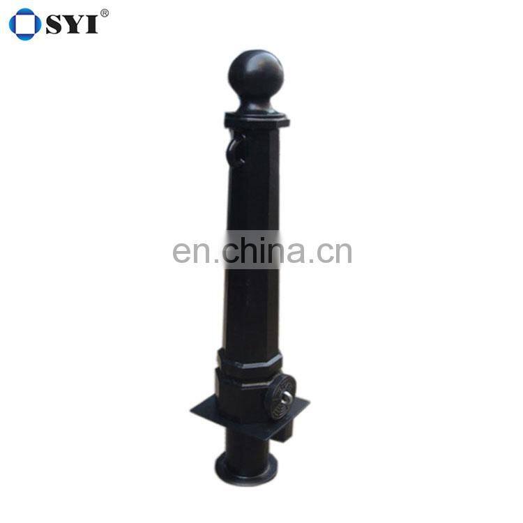 Hot-dip galvanized safety road decorative barrier bollard