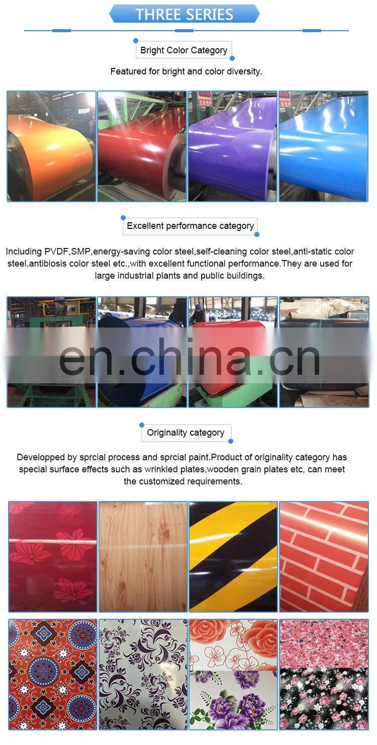 Color coated ppgi Steel Coils Prepainted Galvanized Steel Coils