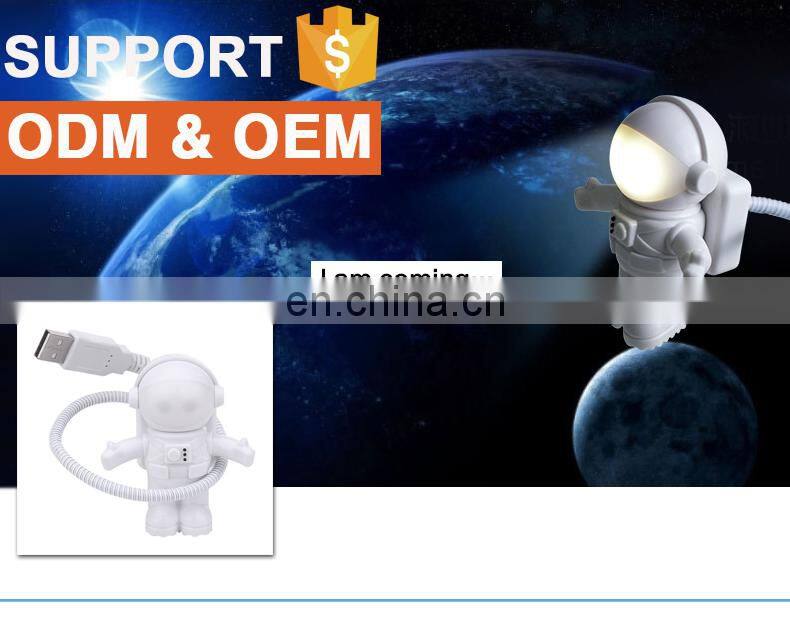 Wholesale boy gift light astronaut spaceman USB night light led