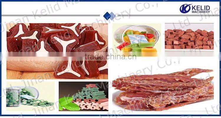 high quality high efficiency dog chews production line