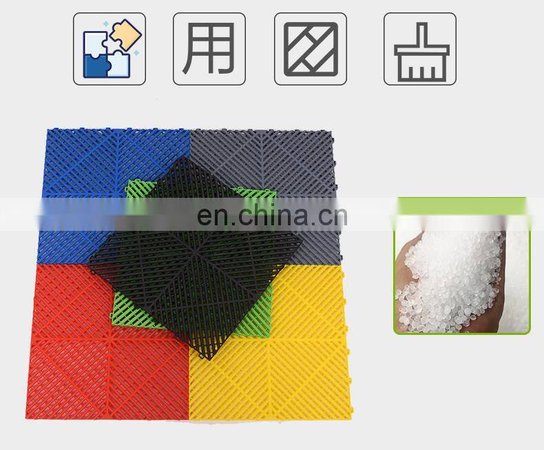 strong interlocking plastic garage floor tiles garage/workshop/warehouse
