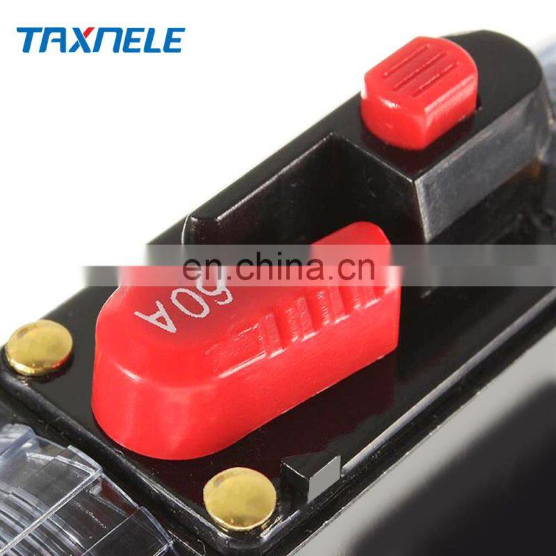 150/100/50/30/20/40/60/80A 12V Car Truck Audio modification Stereo Amplifier Circuit Breaker Automatic Reset Fuse Holder Switch