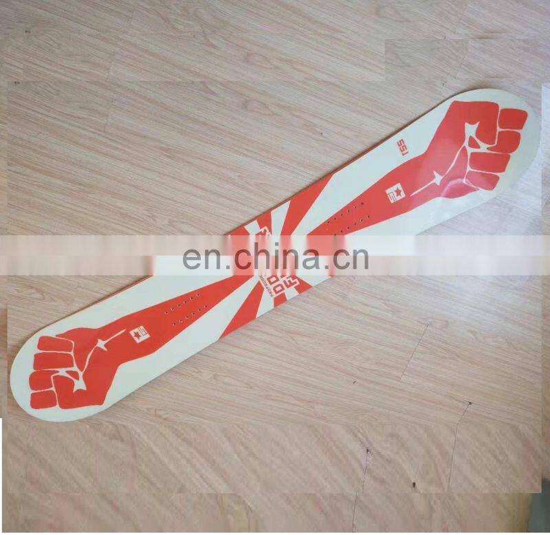 Poplar wood core Ski Equipment custom snowboard