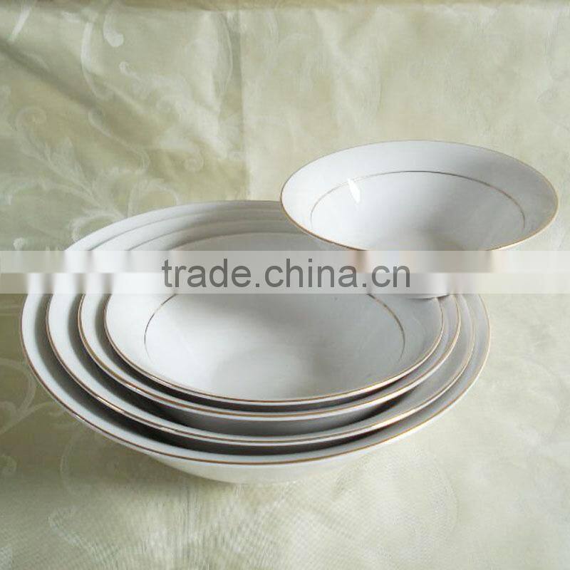 ceramic soup bowl set, home use porcelain salad bowl, cheap korean bowl soup bowl