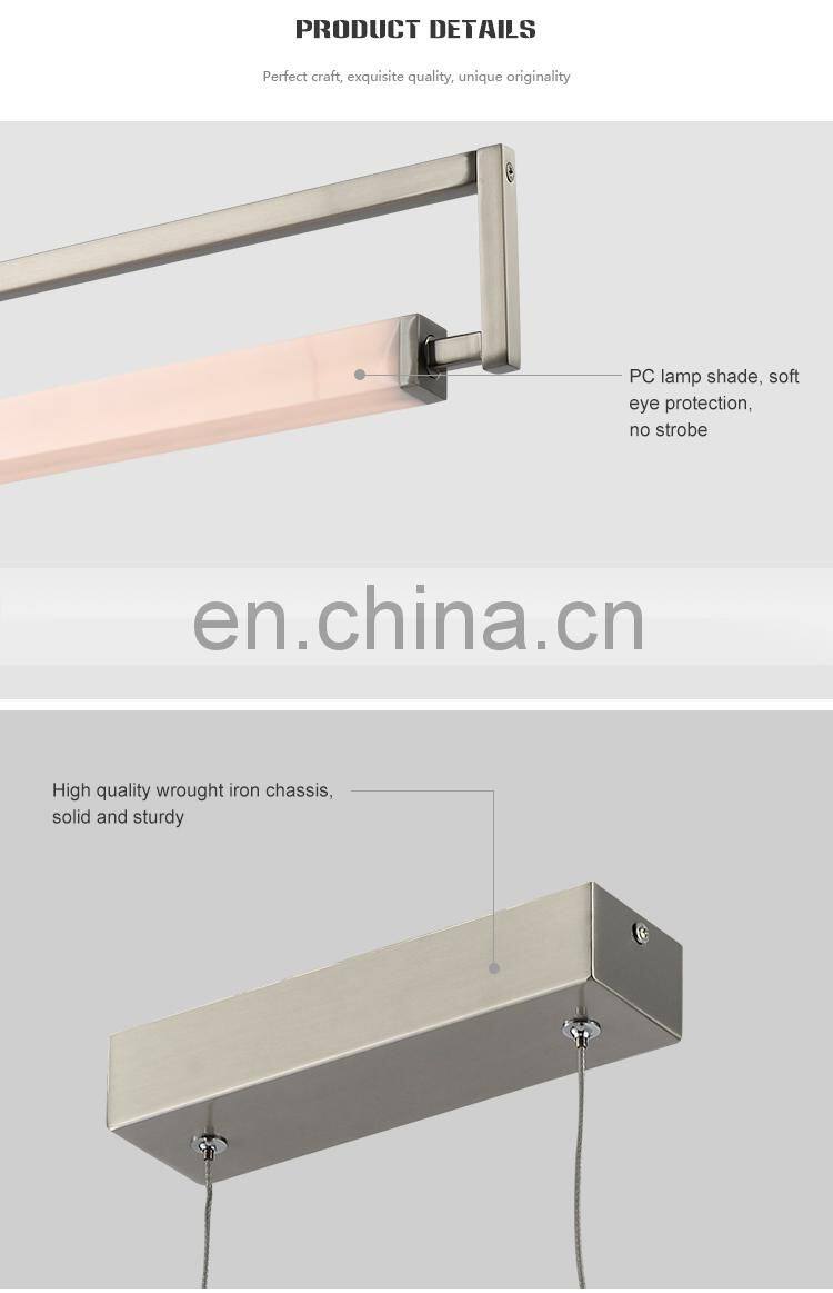 HUAYI Good Quality Nordic Style Bedroom Living Room Indoor Decoration Hanging Chandelier Pendant Lamp