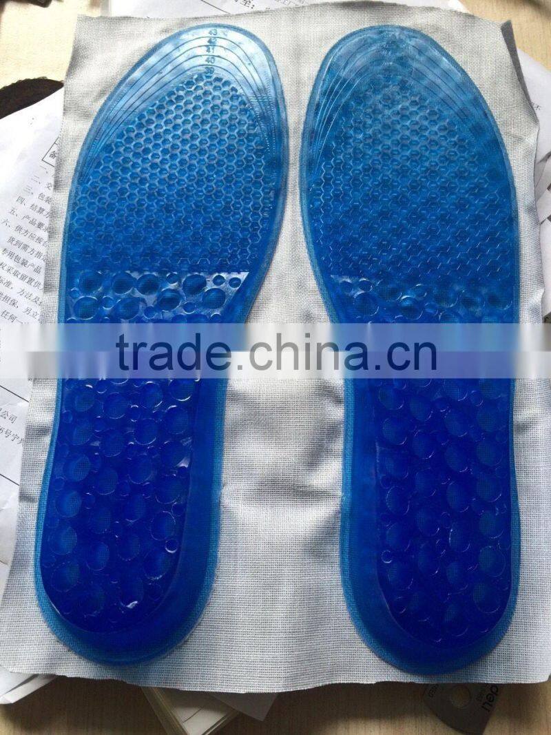 (MAN) two layer height increases insole reuasable soft gel insoles