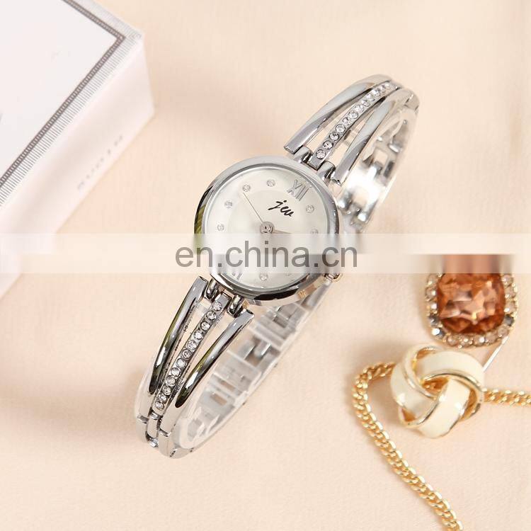 JW 3512 Guangzhou charm stainless steel quartz analog ladies diamond rose gold women watches