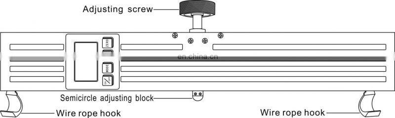 Digital Elevator cable wire Rope Tension Meter