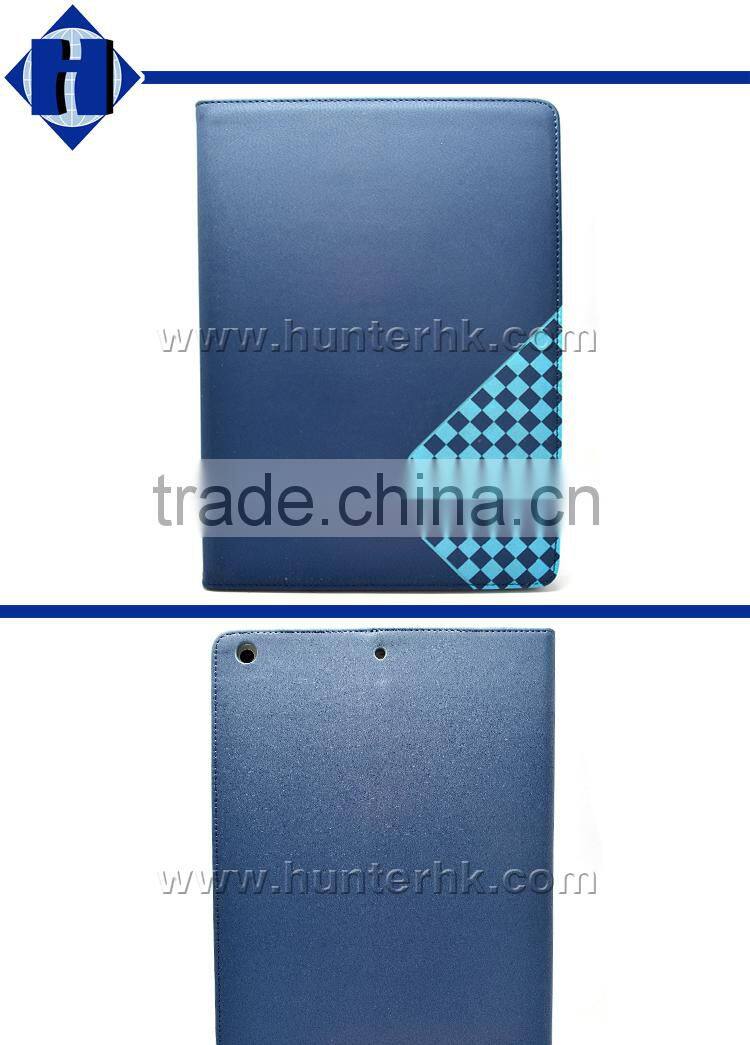Blue Color PU Leather Tablet Case For iPad Air
