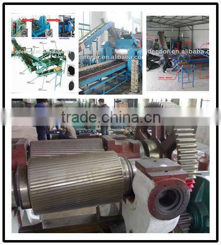 high quality crumb Rubber granules making machine from tyre recycling equipment