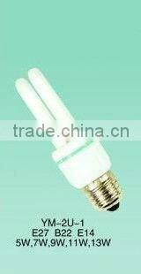 hot selling Energy Saving Lamps CFL 2U 3W 5W 7W 9W 11W