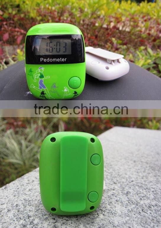 multifunctional lcd display manual for pedometer