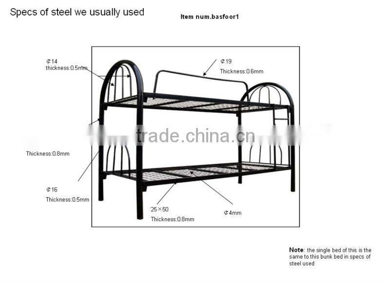 Luoyang metal bunk bed/steel bunk bed/ steel bed for workers
