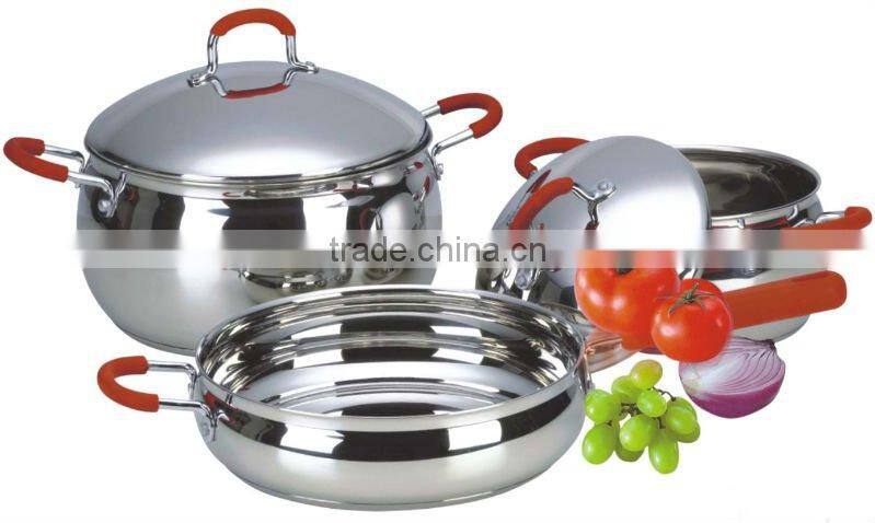 5pcs Apple shape non stick cookware sets