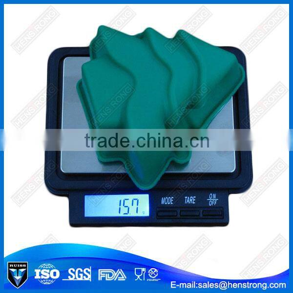 Various styles theme small silicone christmas tree cake mould