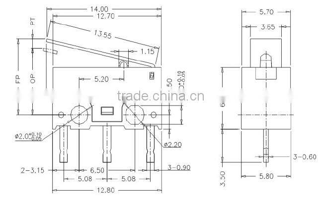 Arcade Parts Zing Ear Mini micro Push Button Micro Switch