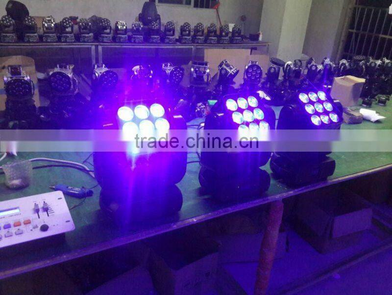 Led Matrix beam 9 x 10W led moving head stage lighting , stage LED 9x10w led moving head beam, RGBW led beam moving head light