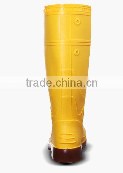 2015 pvcblack rubber rain boots For men