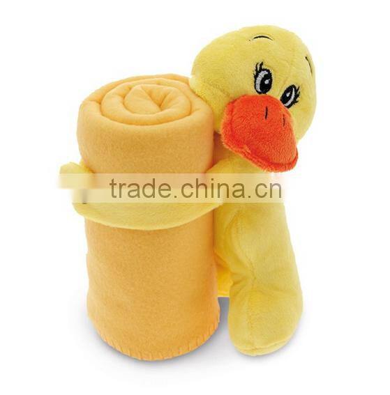 Fleece Blanket with Plush Toy / Plush Fleece Blanket
