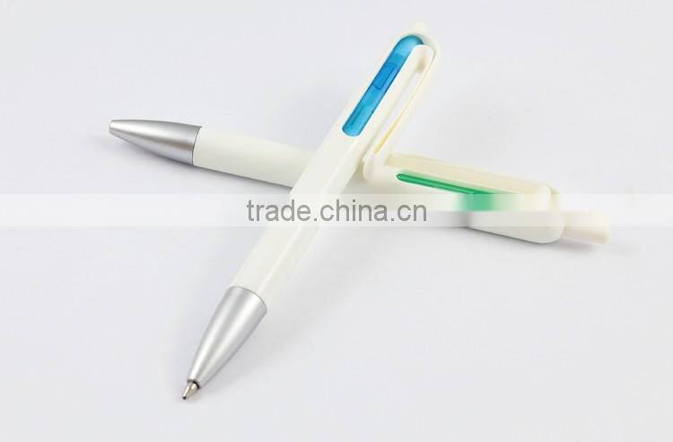 Hot selling wholesale ingenious creative economical classic modern white parker plastic gift pen