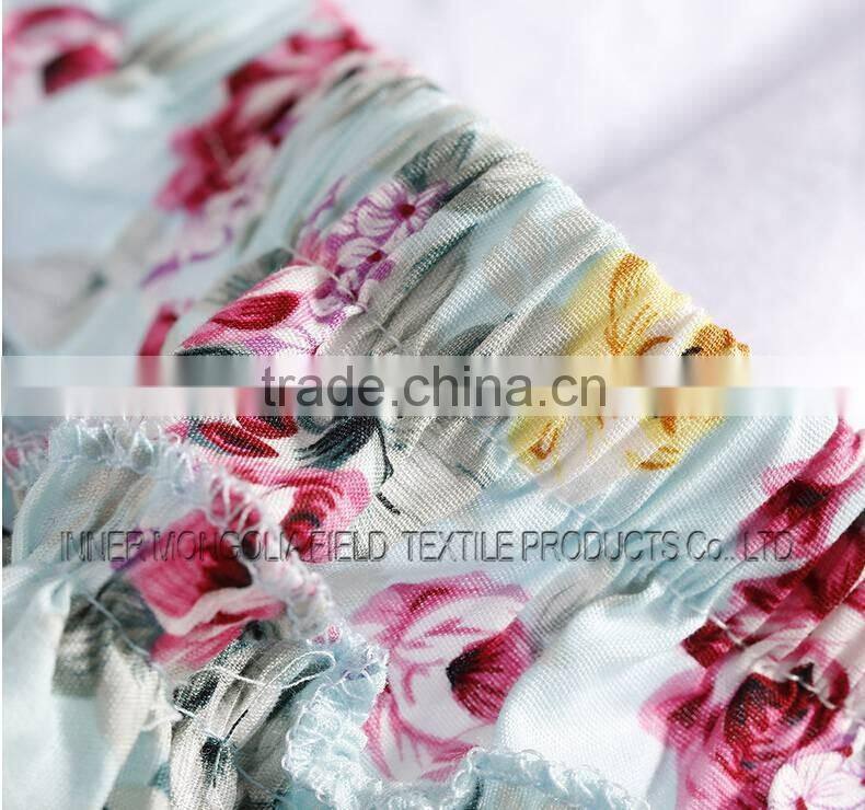 Little Flower Ruffled Baby Girl Romper