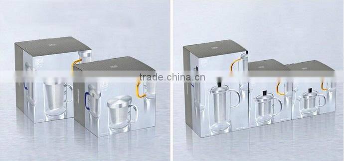 SAMADOYO 400ML Handblown High Borosilicate Glass Teapots With Stainess Steel Infuser