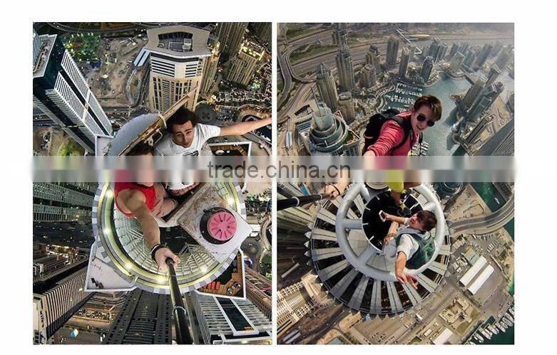 Newest wired selfie stick for mobile phone camera selfie holder 2015