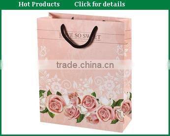 Matt Wholesale Garment Paper Bag with Ribbon