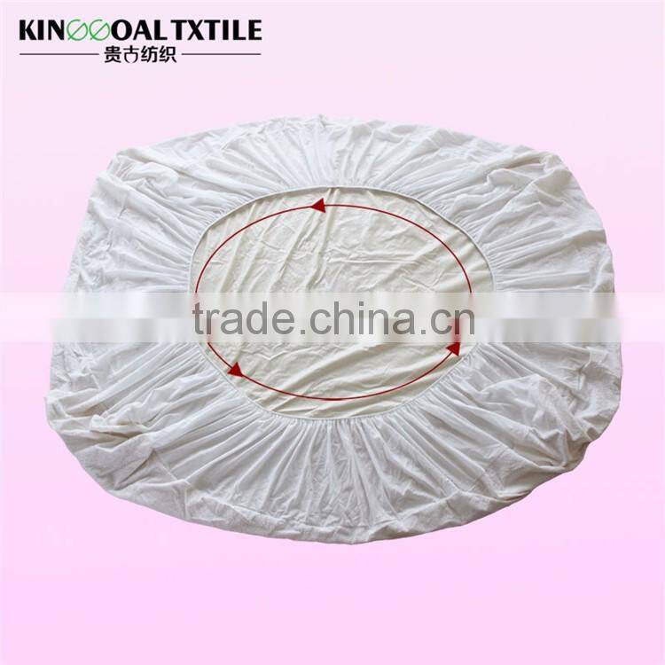 Wholesale White 100% Bamboo Fitted Sheet 300TC/400TC For Hotel