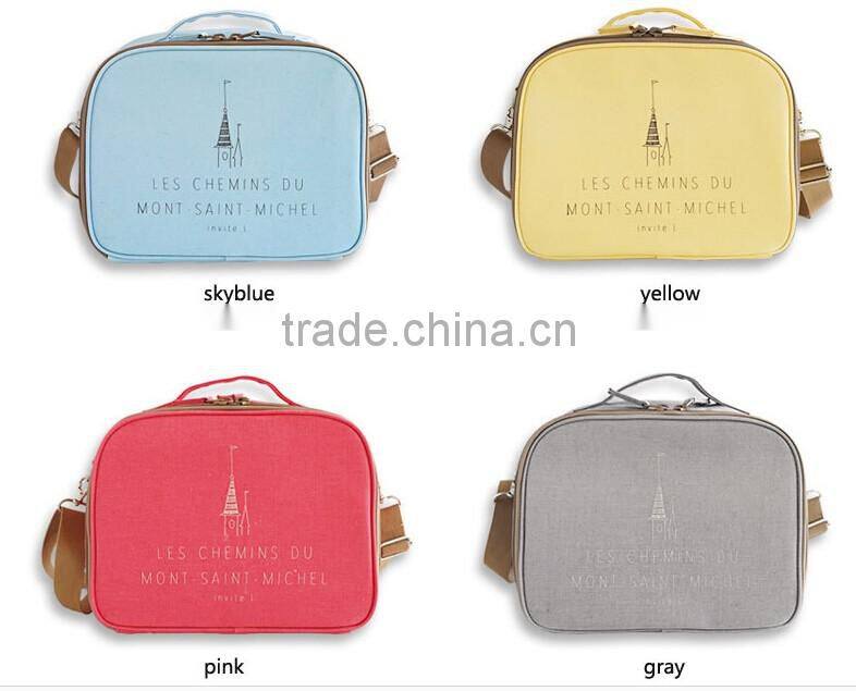 Factory Promotion colored polyester picnic cooler bag