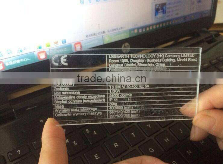 Best rotary axis LY 3040 CO2 laser cutting machine price with 50W tube ,1 year Warranty laser engraving machine for sale