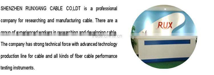 Duct bow-type drop single mode cable GJYXFHA