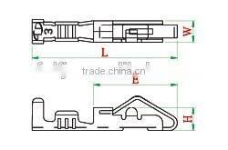 Cable crimping terminal for car